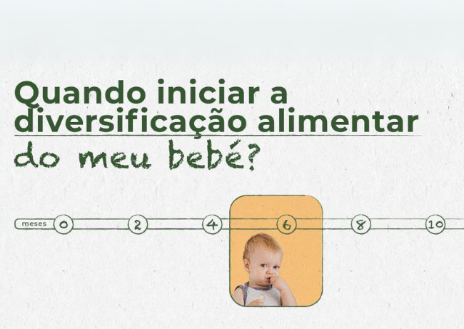 Quando é que o bebé está preparado para a iniciar a diversificação alimentar? 👶🏻